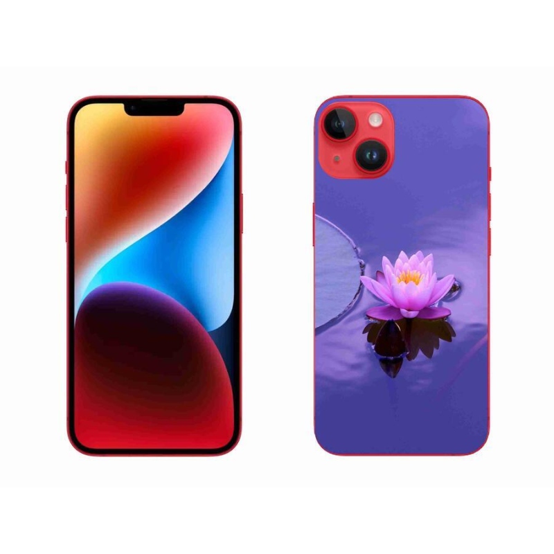 Gél tok mmCase iPhone 14 Plus készülékhez - virág a vízen