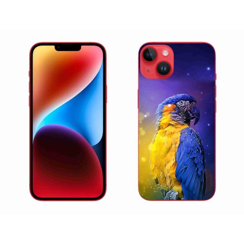 Gél tok mmCase iPhone 14 Plus készülékhez - papagáj ara 1