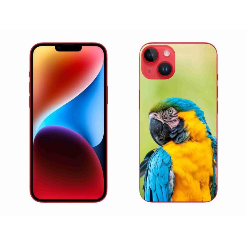 Gél tok mmCase iPhone 14 Plus készülékhez - papagáj ara 2