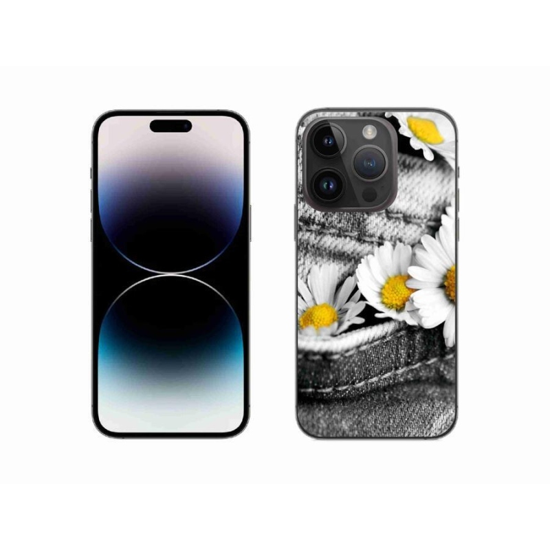 Gél tok mmCase iPhone 14 Pro 6.1 készülékhez - százszorszépek