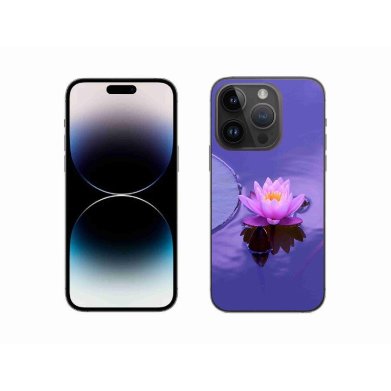 Gél tok mmCase iPhone 14 Pro 6.1 készülékhez - virág a vízen