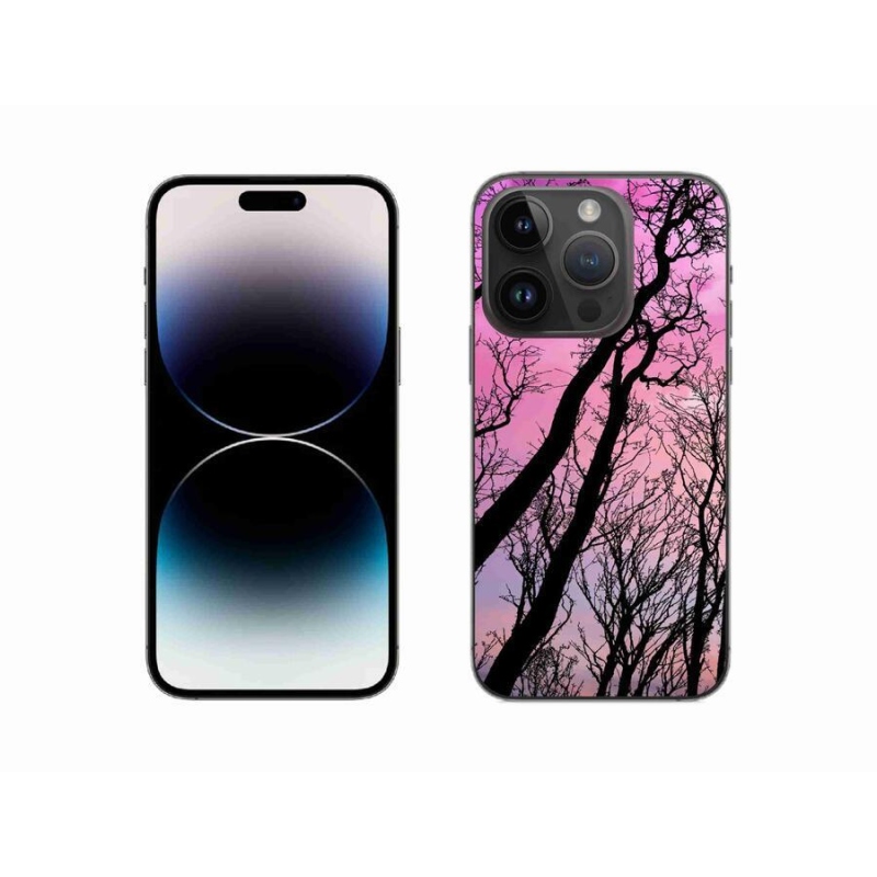 Gél tok mmCase iPhone 14 Pro 6.1 készülékhez - kidőlt fák