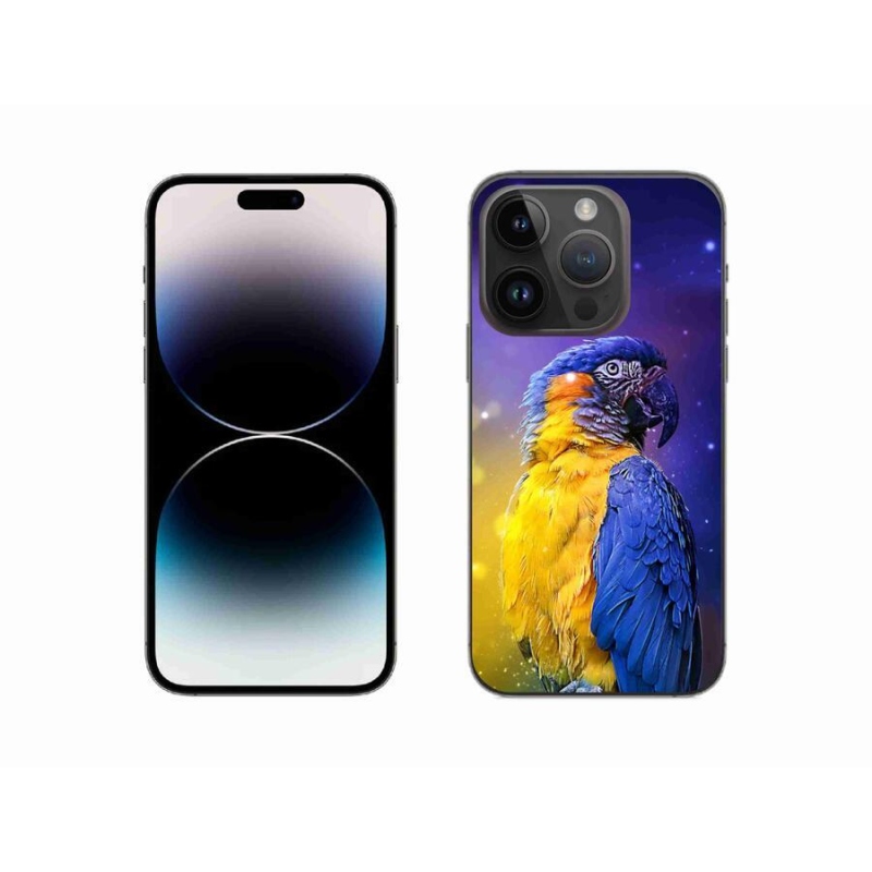 Gél tok mmCase iPhone 14 Pro 6.1 készülékhez - papagáj ara 1