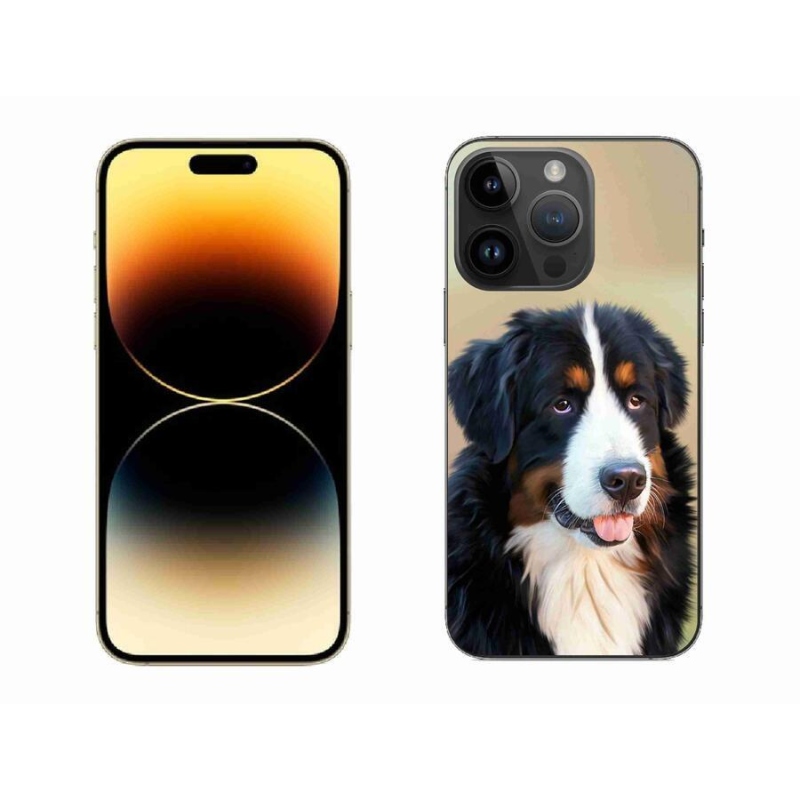 Gél tok mmCase iPhone 14 Pro Max 6.7 készülékhez - Berni hegyi kutya