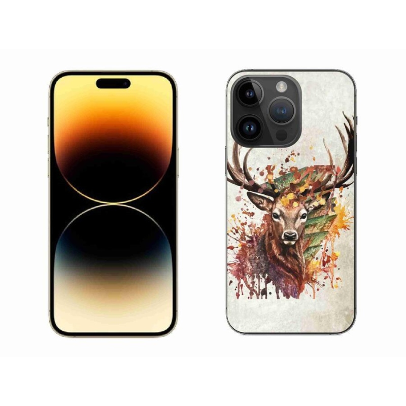 Gél tok mmCase az iPhone 14 Pro Max 6.7 készülékhez - szarvas 1