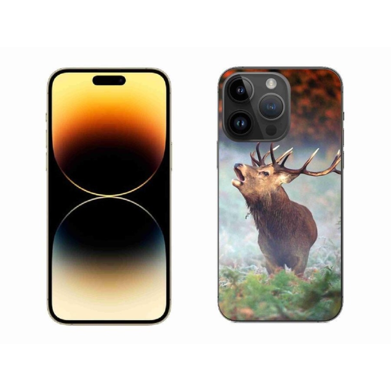 Gél tok mmCase iPhone 14 Pro Max 6.7 - szarvas 2