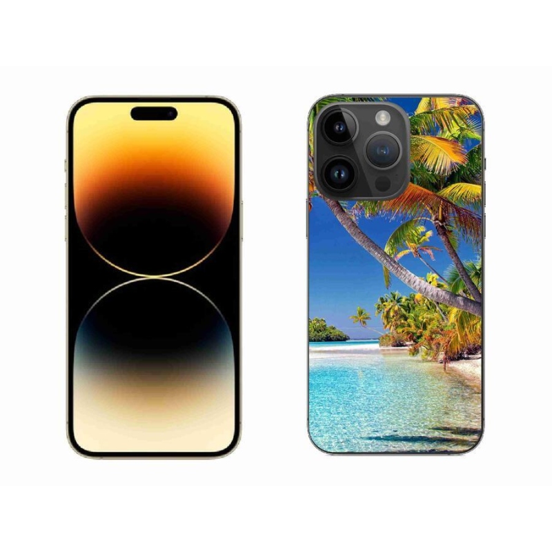 Gél tok mmCase iPhone 14 Pro Max 6.7 készülékhez - tengerparti strand