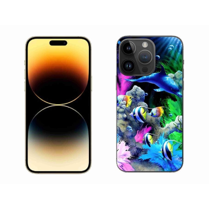 Gél tok mmCase iPhone 14 Pro Max 6.7 készülékhez - Tengeri világ