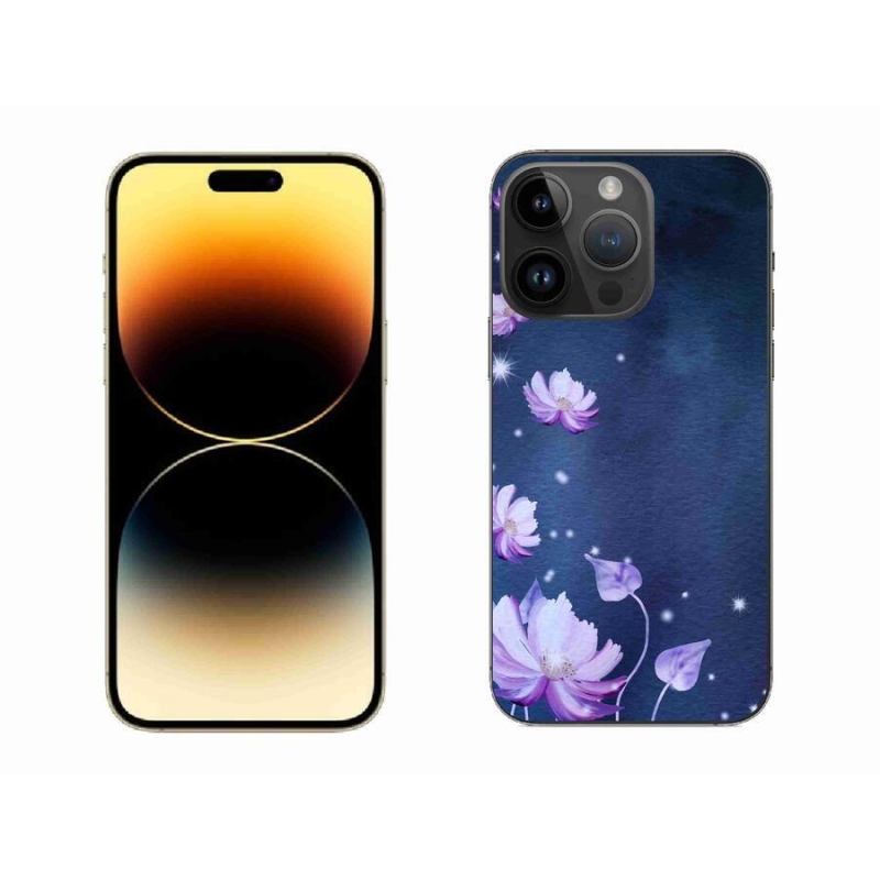 Gél tok mmCase iPhone 14 Pro Max 6.7 készülékhez - hulló virágok