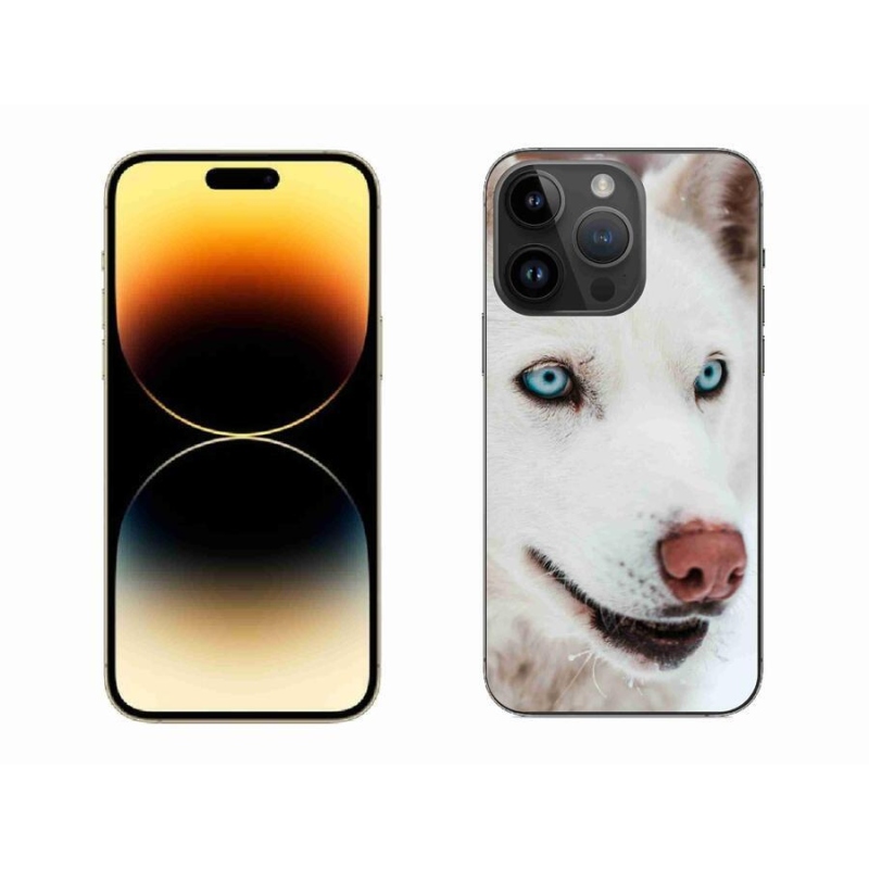 Gél tok mmCase az iPhone 14 Pro Max 6.7 készülékhez - kutyaszemmel nézve