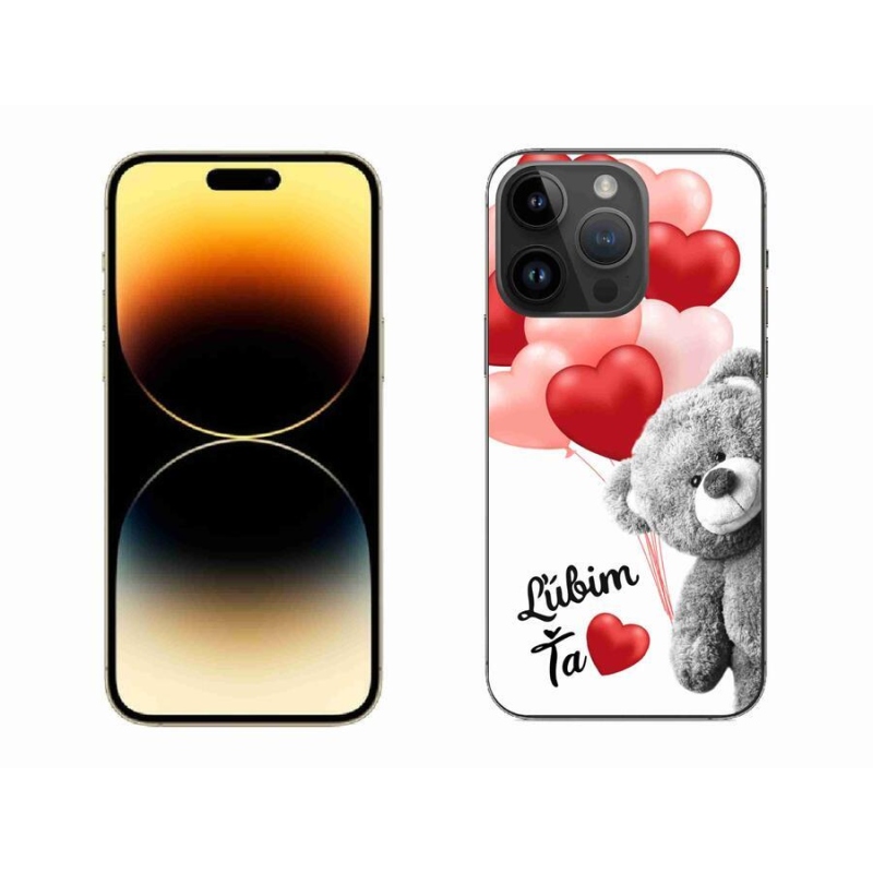 Gél tok mmCase iPhone 14 Pro Max 6.7 készülékhez - I love you en