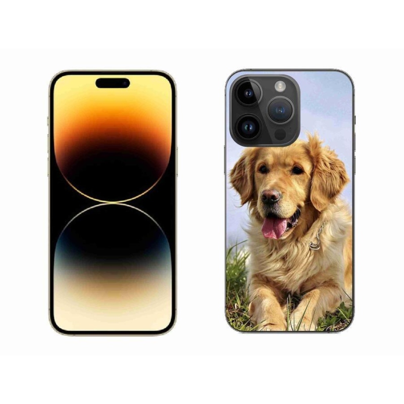 Gél tok mmCase iPhone 14 Pro Max 6.7 készülékhez - arany retriever