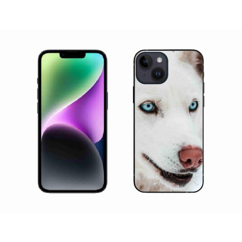 Gél tok mmCase iPhone 14 készülékhez - a kutya nézete