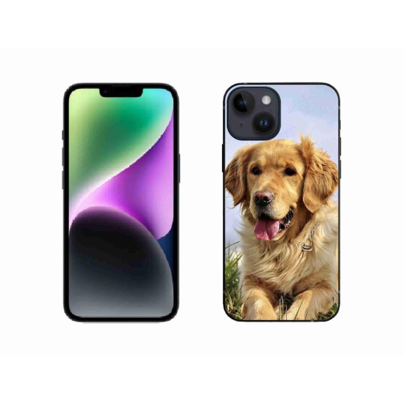 Gél tok mmCase iPhone 14 készülékhez - arany retriever