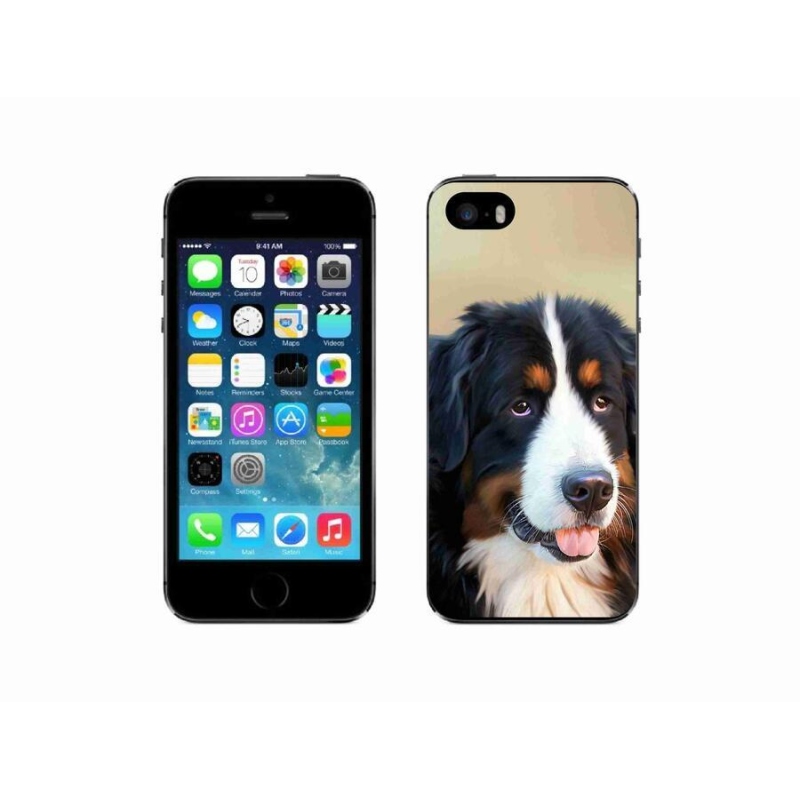 Gél tok mmCase iPhone 5/5s készülékhez - Berni hegyi kutya