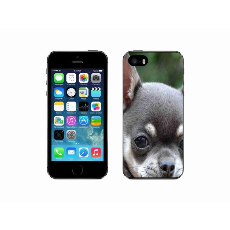 Gél tok mmCase iPhone 5/5s készülékhez - chihuahua
