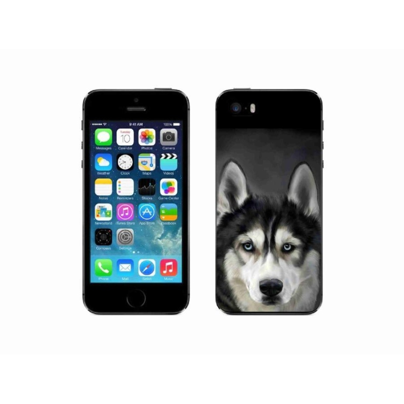 Gél tok mmCase iPhone 5/5s készülékhez - husky