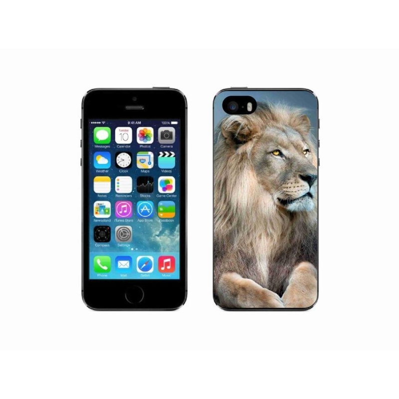 Gél tok mmCase iPhone 5/5s készülékhez - Lion 1