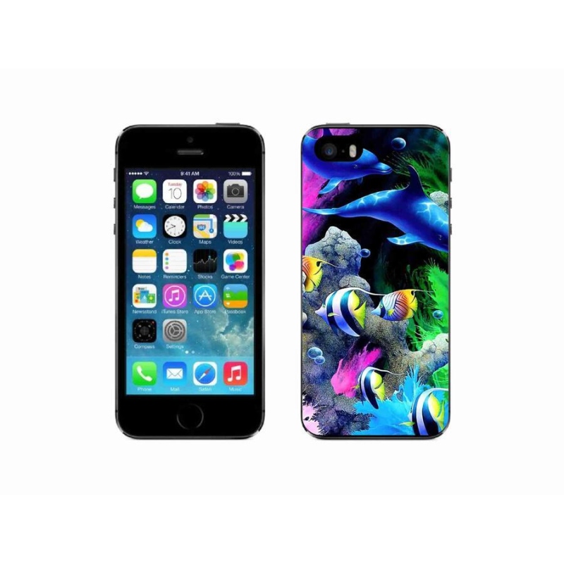 Gél tok mmCase iPhone 5/5s készülékhez - Tengeri világ