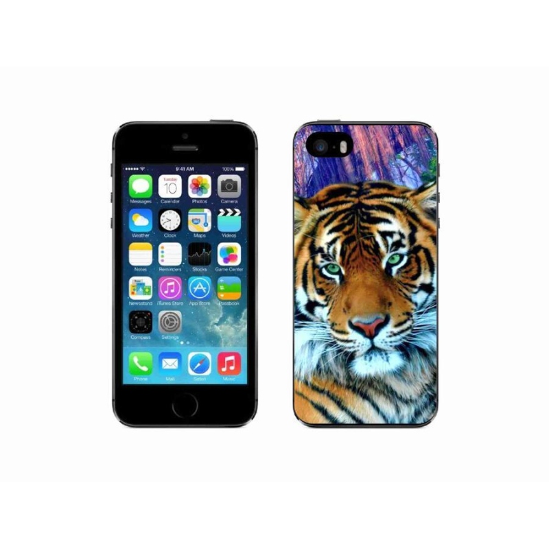 Gél tok mmCase iPhone 5/5s készülékhez - tigris