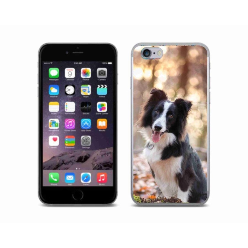Gél tok mmCase iPhone 6/6S készülékhez - border colie 1