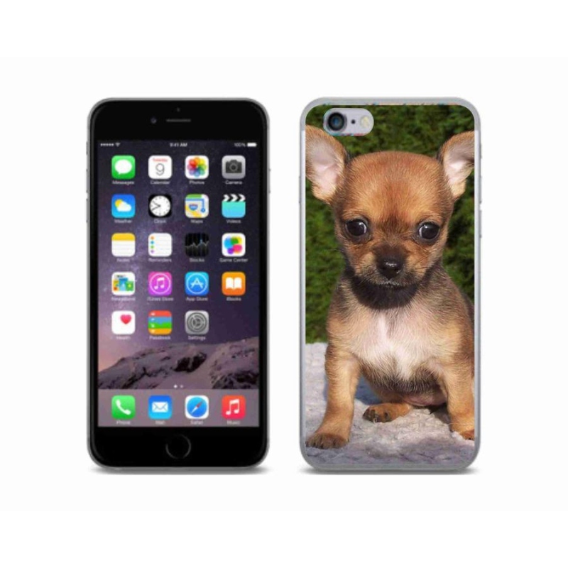 Gél tok mmCase iPhone 6/6s készülékhez - chihuahua 3