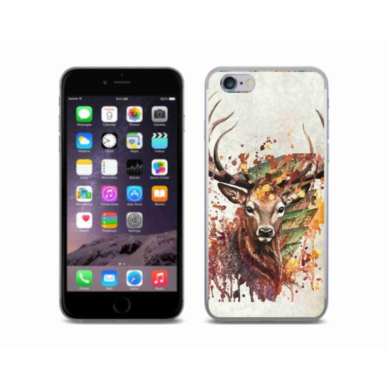 Gél tok mmCase iPhone 6/6S készülékhez - szarvas 1