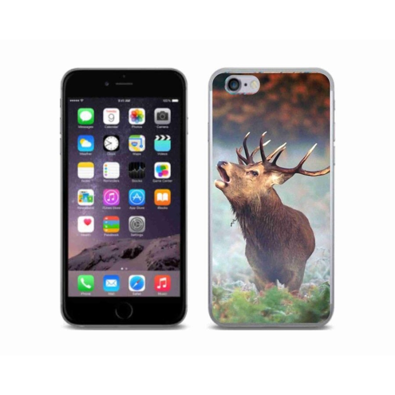 Gél tok mmCase iPhone 6/6S készülékhez - szarvas 2