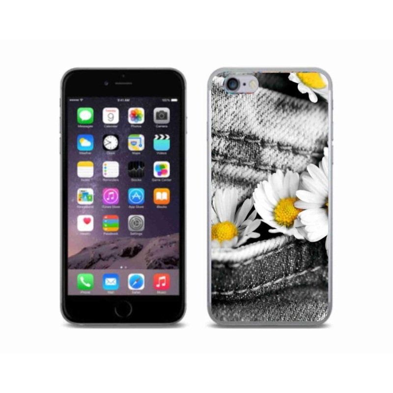 Gél tok mmCase iPhone 6/6S készülékhez - százszorszépek