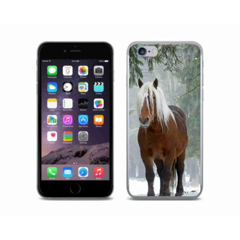 Gél tok mmCase iPhone 6/6S készülékhez - ló az erdőben