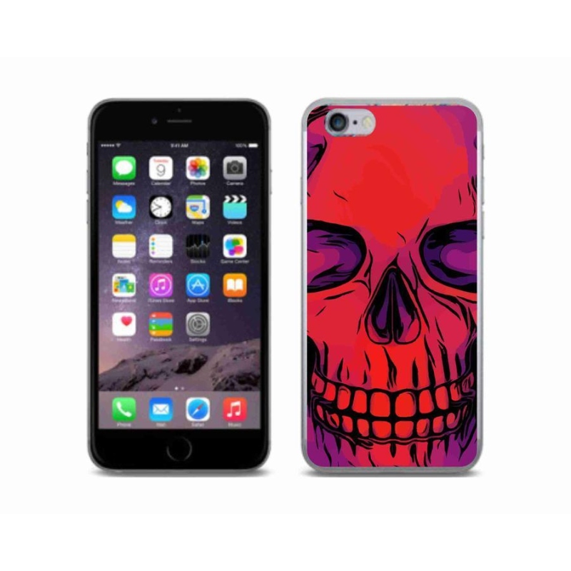 Gél tok mmCase iPhone 6/6S készülékhez - koponya