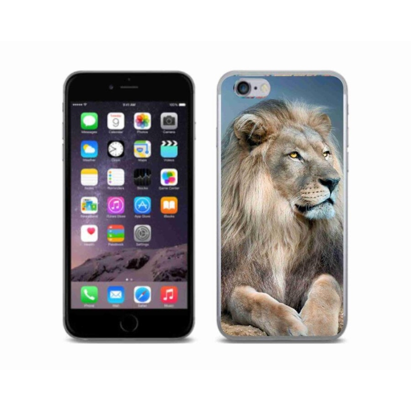 Gél tok mmCase iPhone 6/6S készülékhez - Lion 1