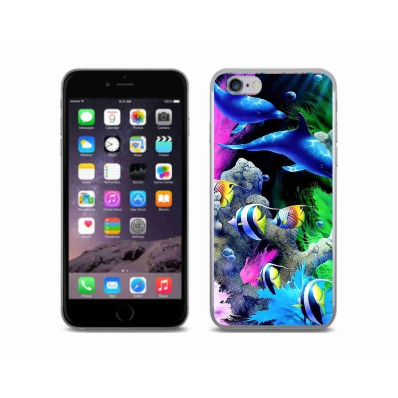 Gél tok mmCase iPhone 6/6S készülékhez - Tengeri világ