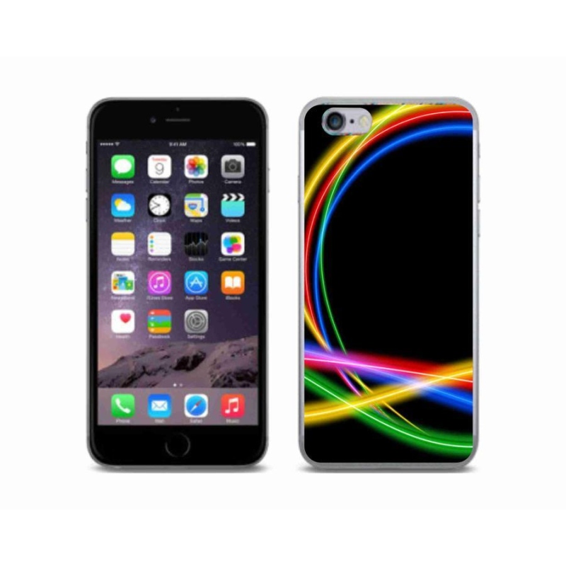 Gél tok mmCase iPhone 6/6S készülékre - neon körök