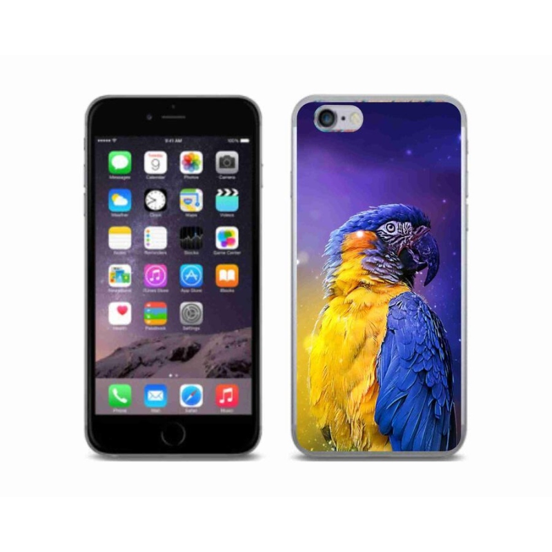 Gél tok mmCase iPhone 6/6S készülékhez - papagáj ara 1