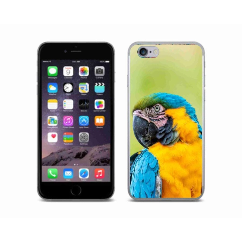 Gél tok mmCase iPhone 6/6S készülékhez - papagáj ara 2