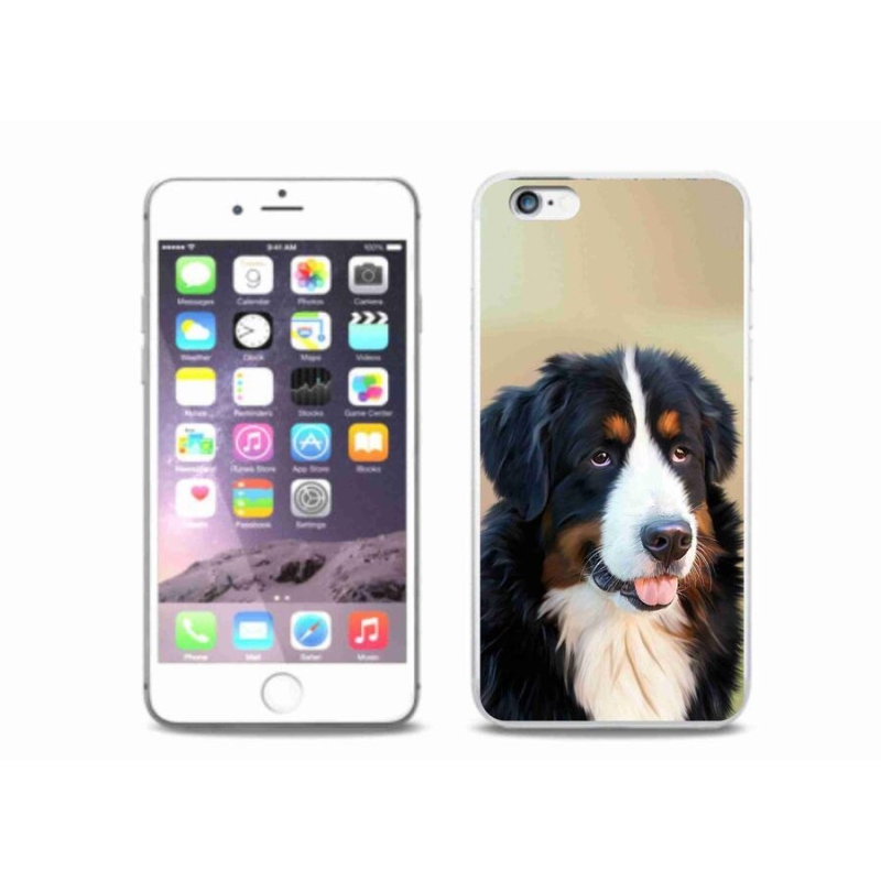 Gél tok mmCase iPhone 6/6S Plus készülékhez - Berni hegyi kutya