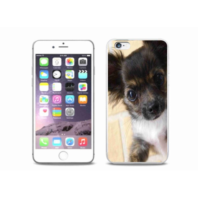 Gél tok mmCase iPhone 6/6S Plus készülékhez - chihuahua 2