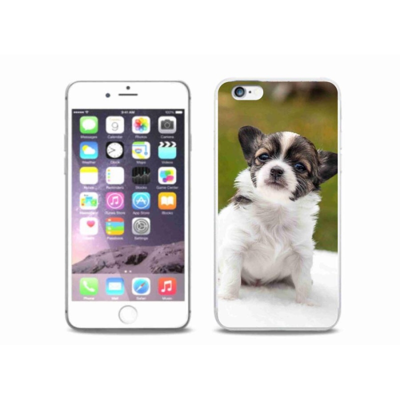 Gél tok mmCase iPhone 6/6S Plus készülékhez - chihuahua 4