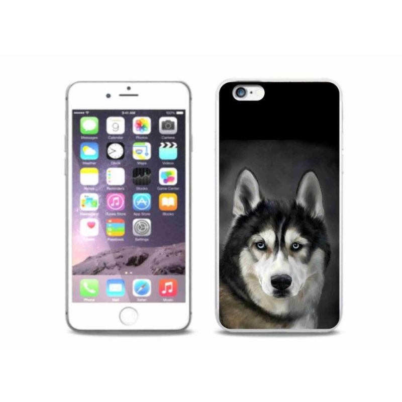 Gél tok mmCase iPhone 6/6S Plus készülékhez - husky