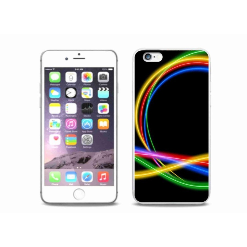 Gél tok mmCase iPhone 6/6S Plus készülékhez - neon körök