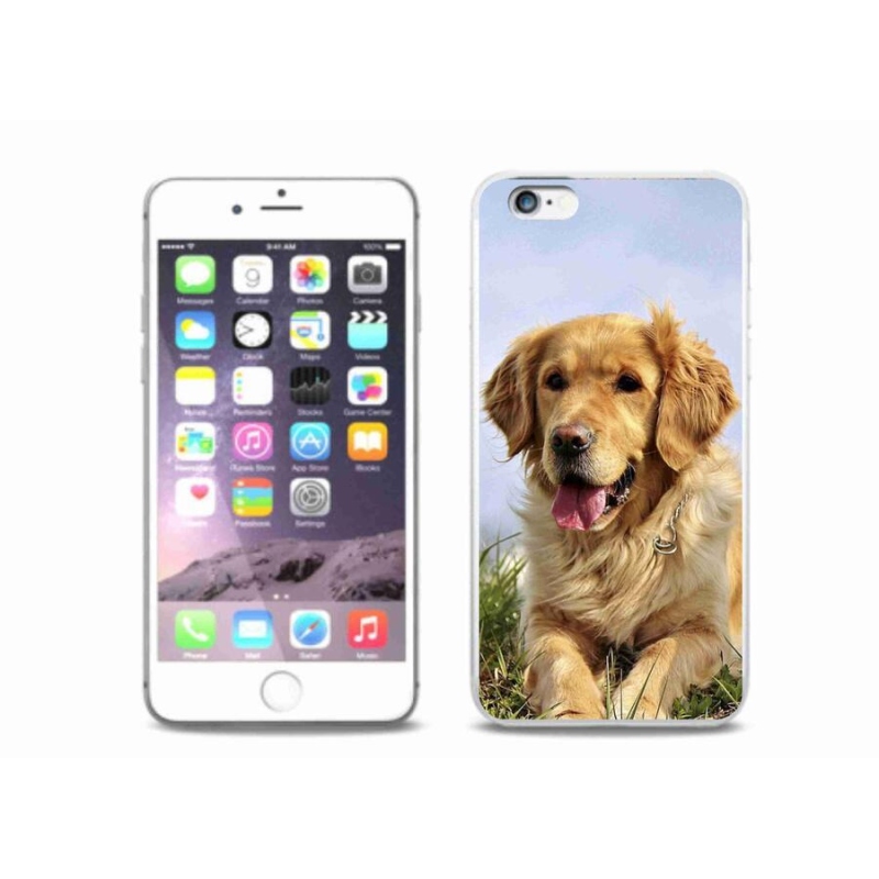 Gél tok mmCase iPhone 6/6S Plus készülékhez - arany retriever