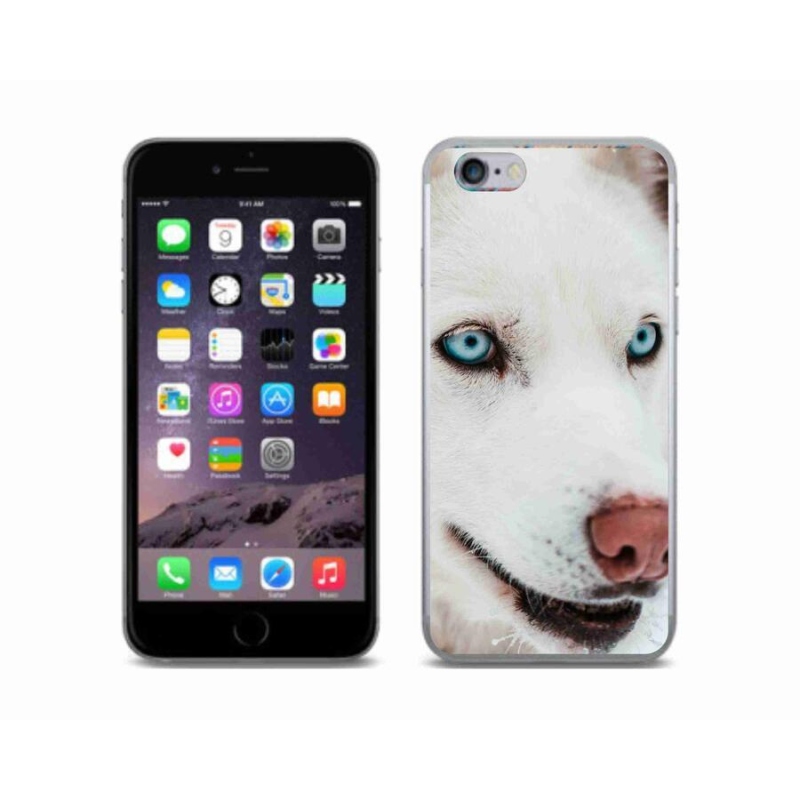 Gél tok mmCase iPhone 6/6S készülékhez - kutya nézet