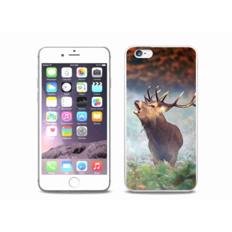 Gél tok mmCase iPhone 6 Plus/6S Plus készülékhez - szarvas 2