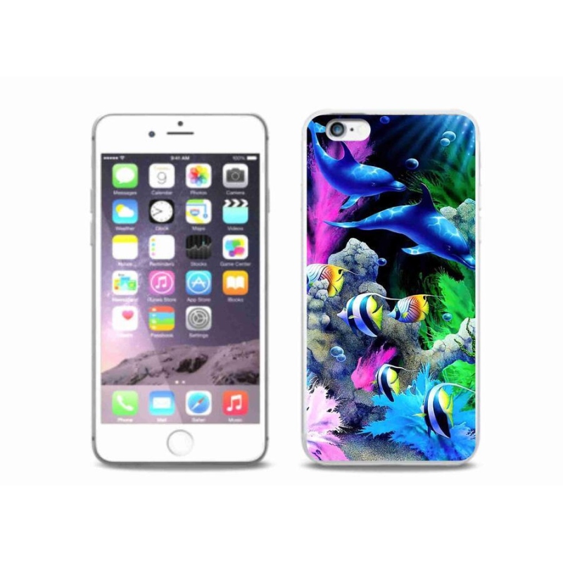 Gél tok mmCase iPhone 6 Plus/6S Plus készülékhez - Tengeri világ