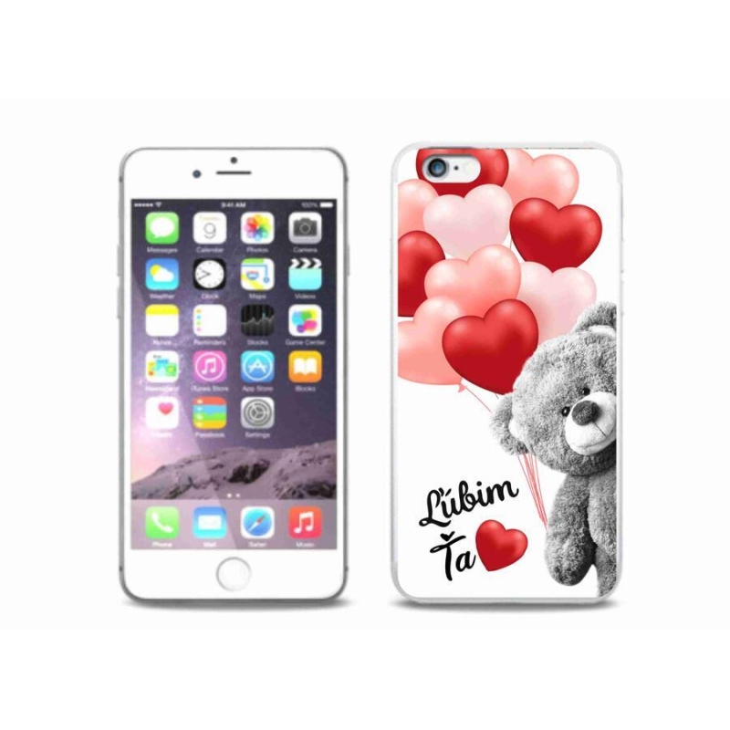 Gél tok mmCase iPhone 6 Plus/6S Plus készülékhez - I love you en