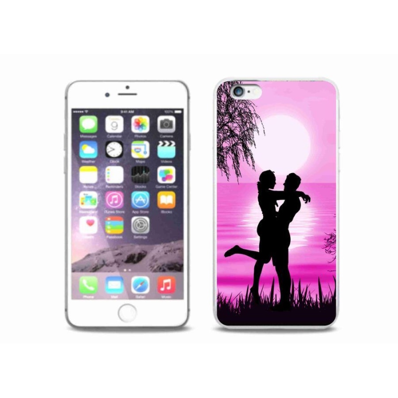 Gél tok mmCase iPhone 6 Plus/6S Plus készülékhez - naplemente