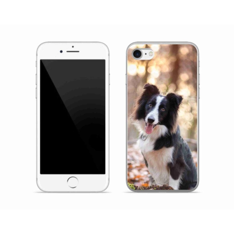 Gél tok mmCase iPhone 7 készülékhez - border colie 1
