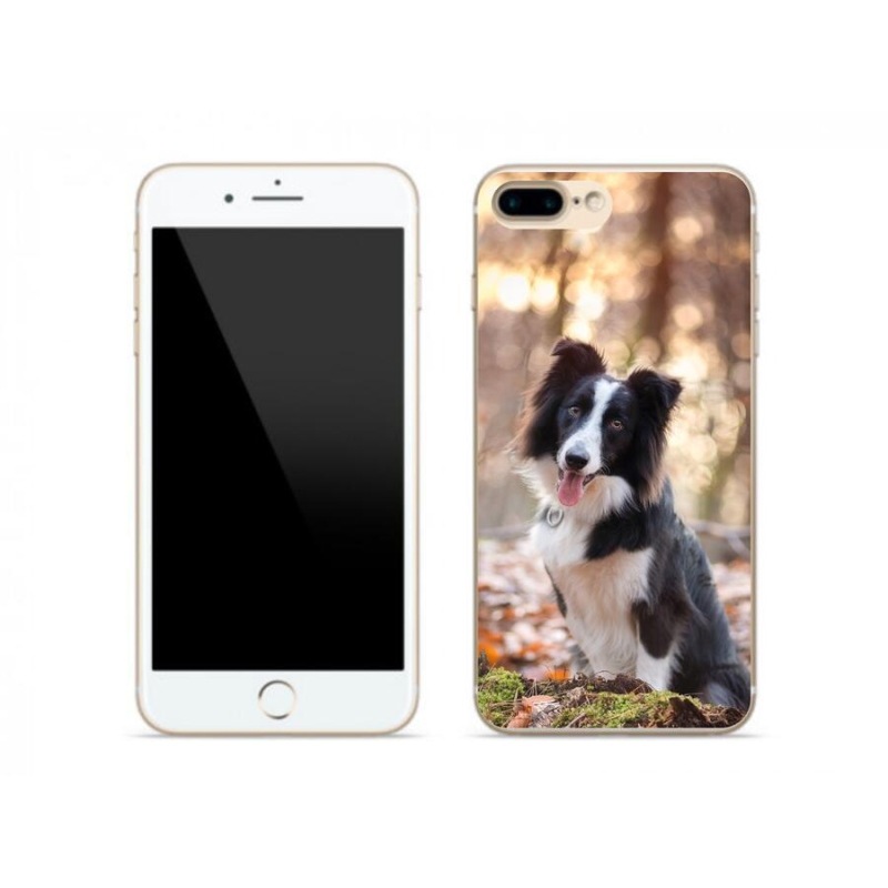 Gél tok mmCase iPhone 7 Plus készülékhez - border colie 1