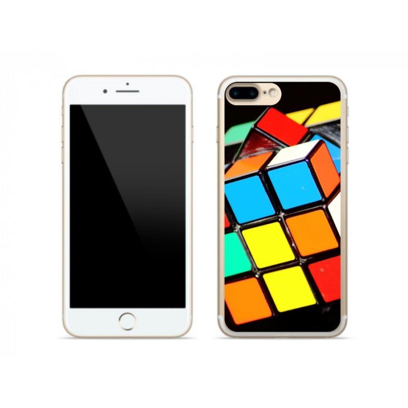 Gél tok mmCase iPhone 7 Plus készülékhez - Rubik-kocka
